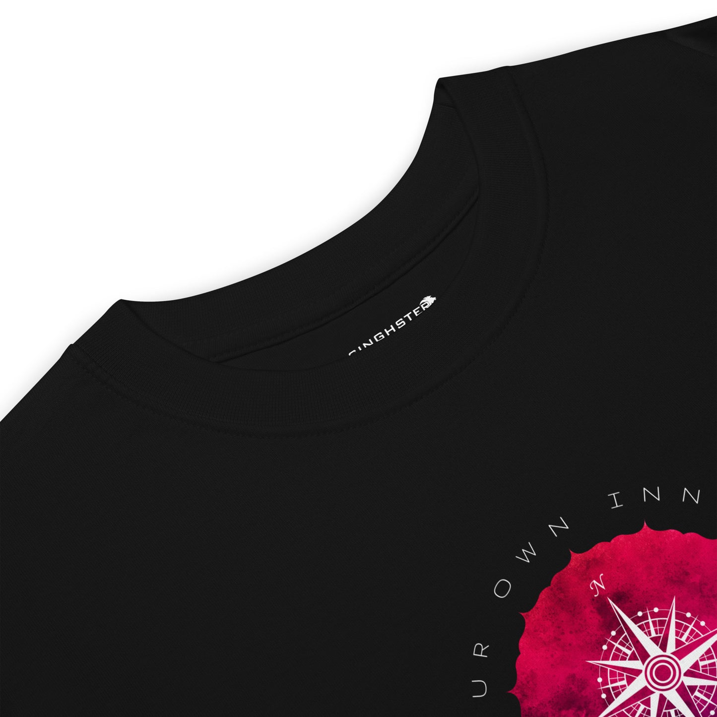 Magenta Compass Quote Tee