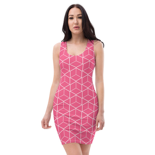 Pink Pattern Cut & Sew Dress