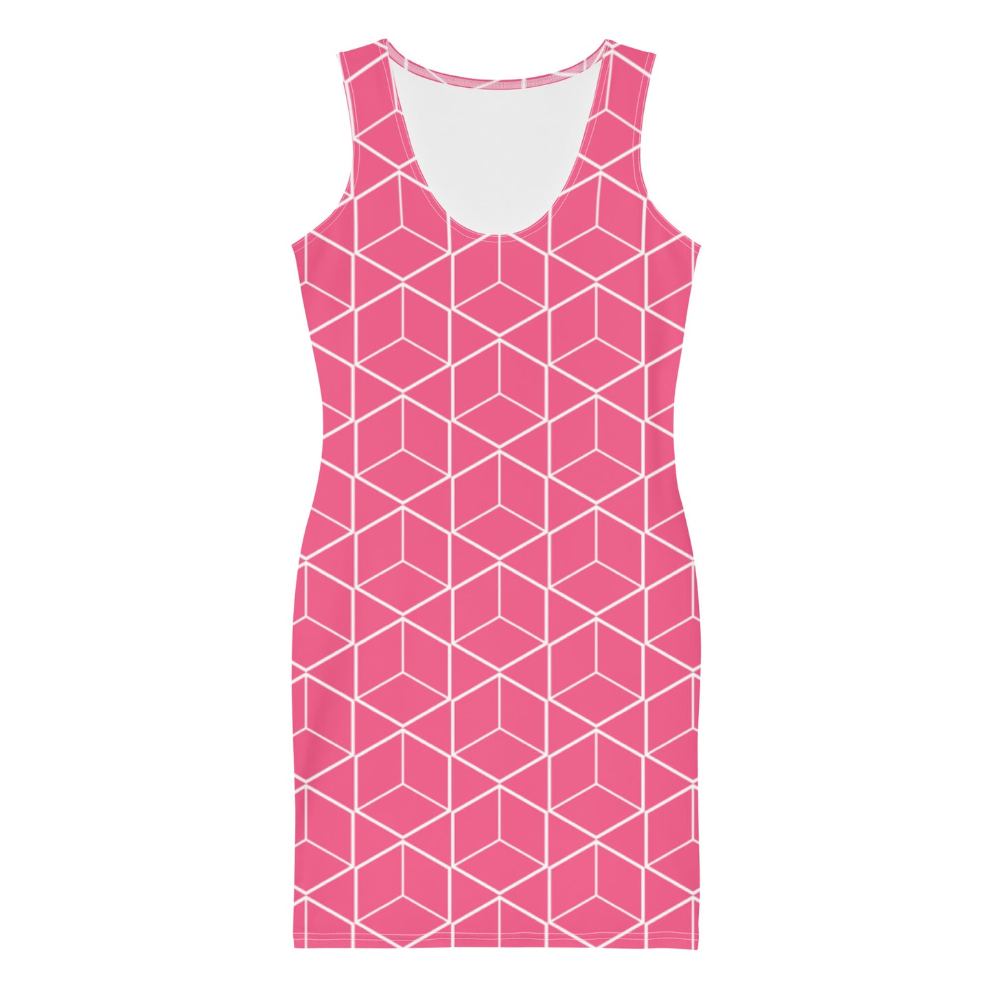 Pink Pattern Cut & Sew Dress