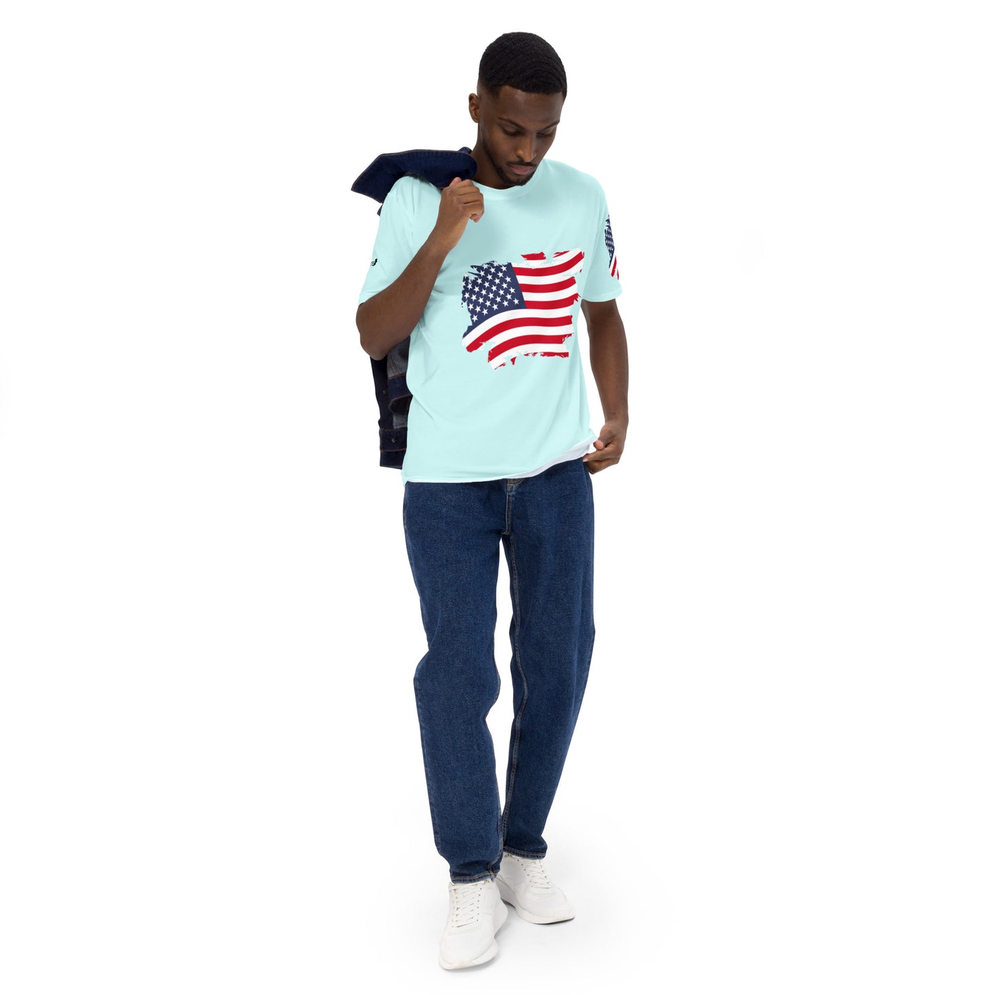 US Flag Patter T-shirt