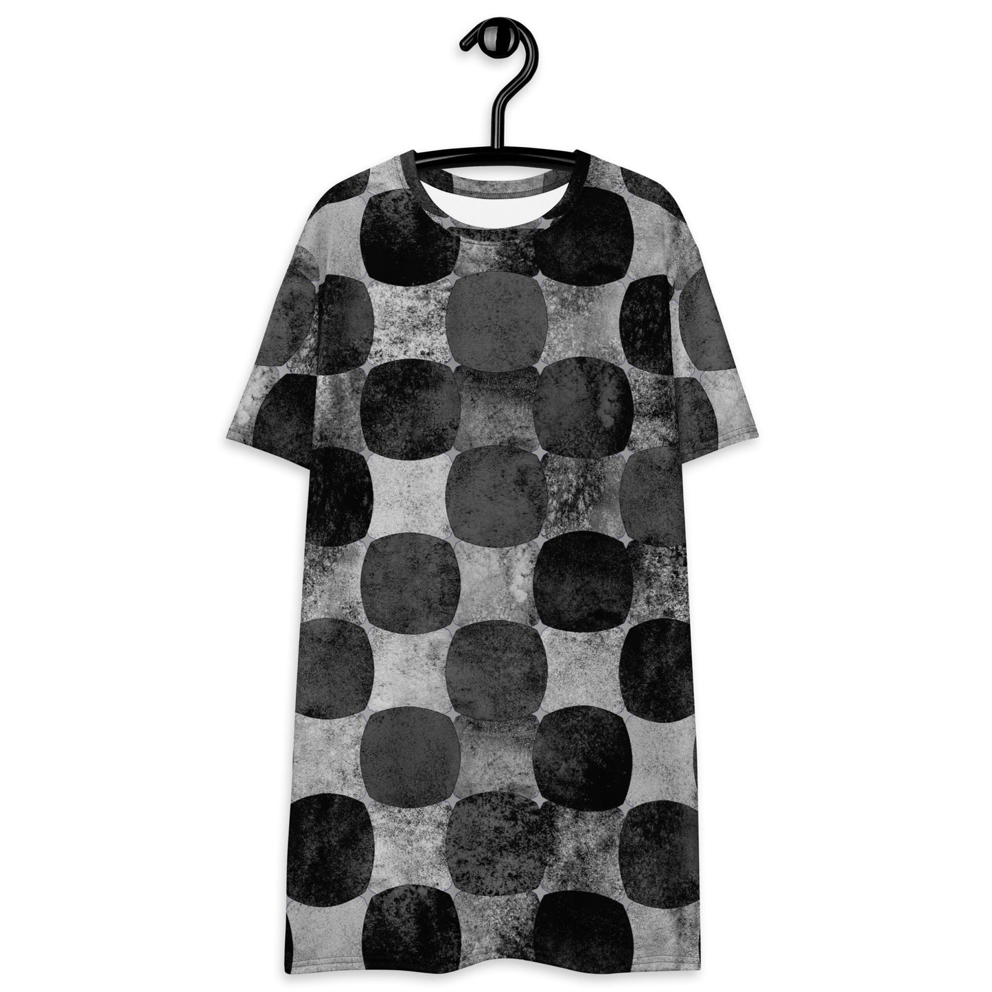 Grunge Water Color Pattern T-shirt Dress