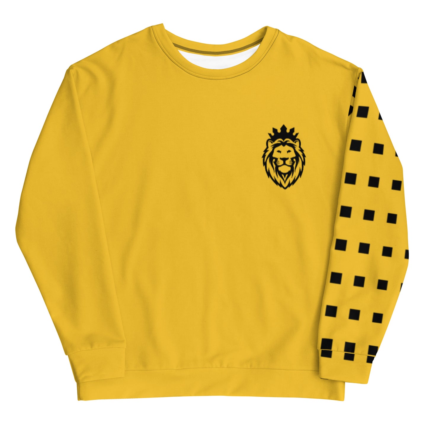 Yellow Abstract Sleeve Sweatshirt