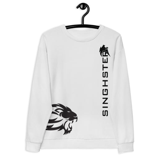 Lion Graphic Drawstring Sweatshirt