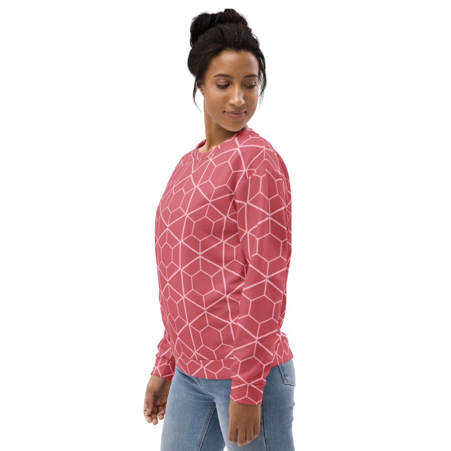 Hexagon Pattern Sweatshirt