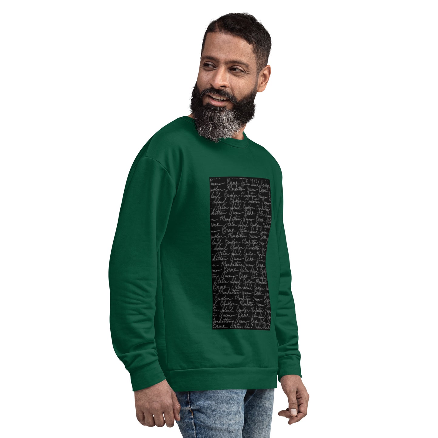 New York Pattern Boroughs Sweatshirt