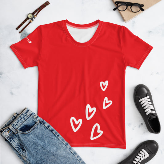 Heart Print Women's T-shirt