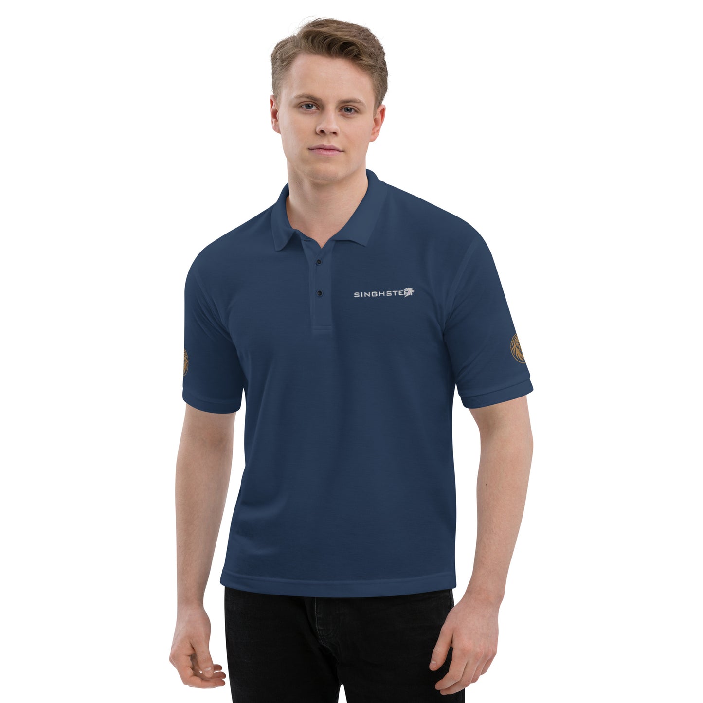 Singhster Embroidered Polo Shirt