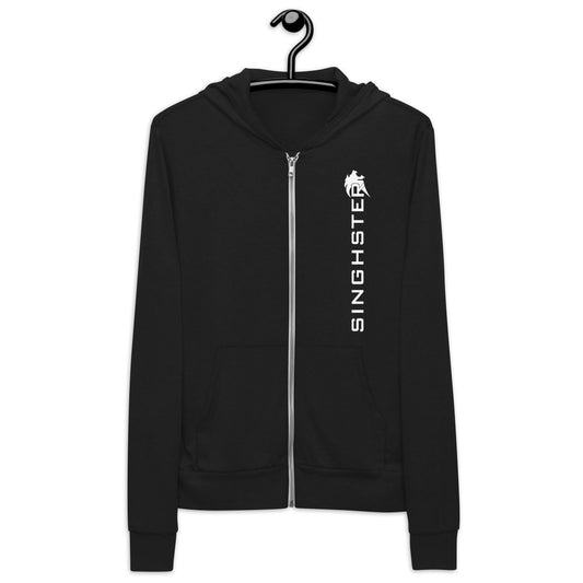 Singhster Print Zip Hoodie