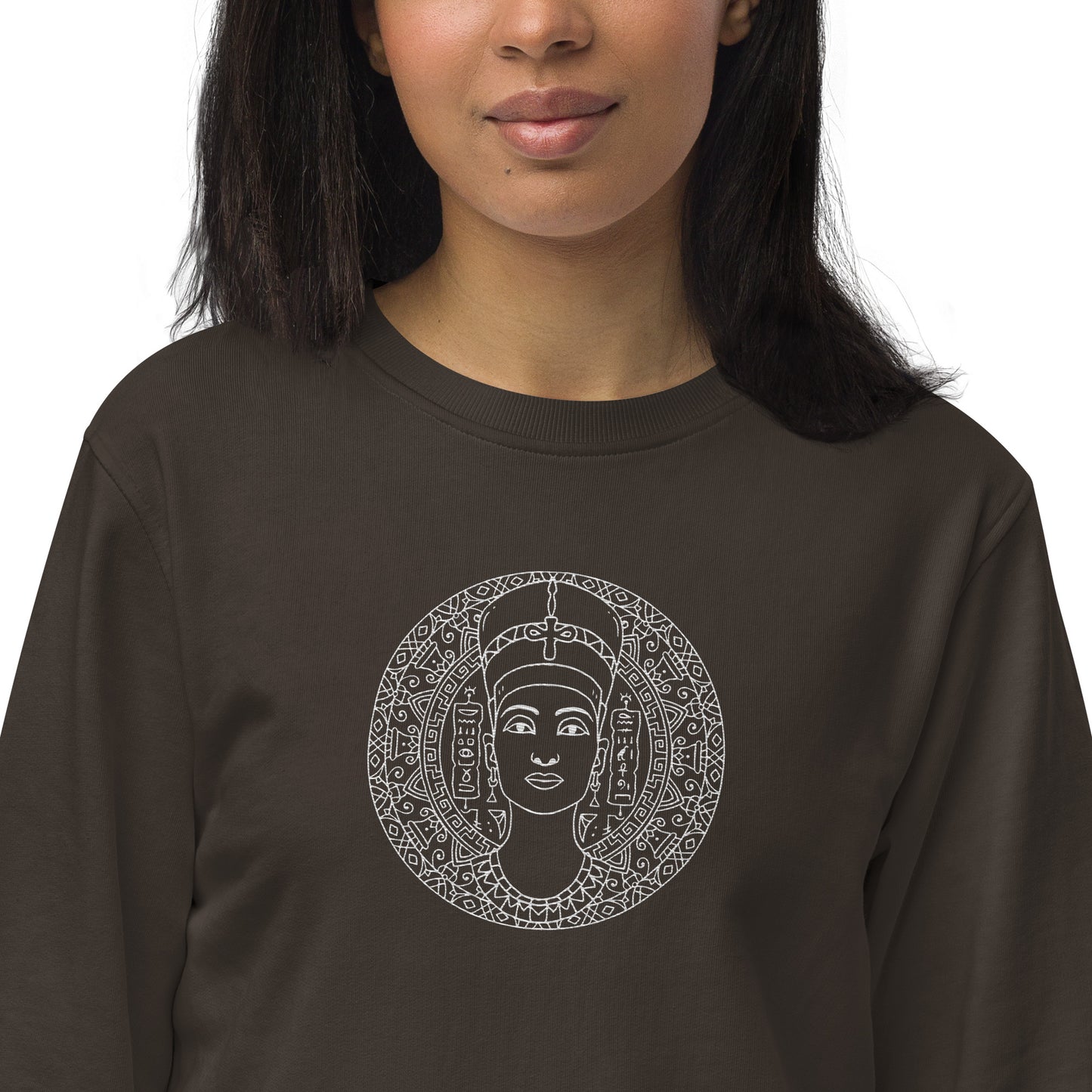 Nefertiti Egyptian Organic Sweatshirt