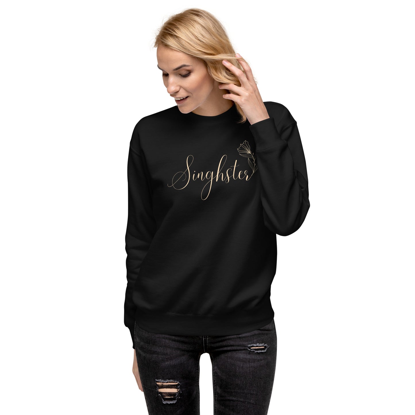 Black & Gold Aesthetic Premium Sweatshirt